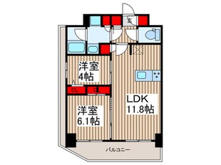 ブランシエスタ台東根岸の物件間取画像